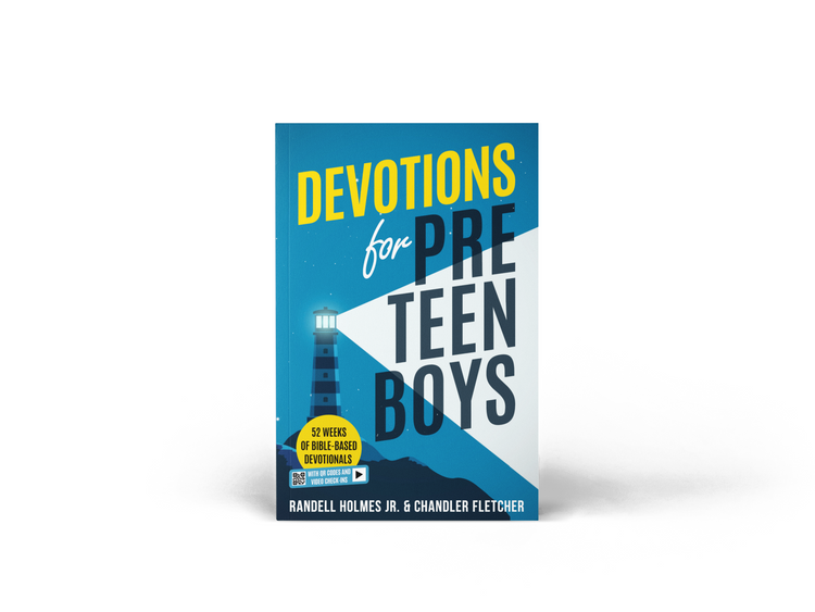 Devotions for Preteen Boys: 52 Weeks of Bible-Based Devotionals with QR Codes & Video Check-In's