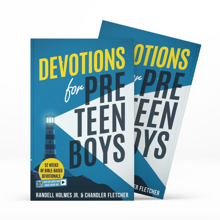 Devotions for Preteen Boys: 52 Weeks of Bible-Based Devotionals with QR Codes & Video Check-In's