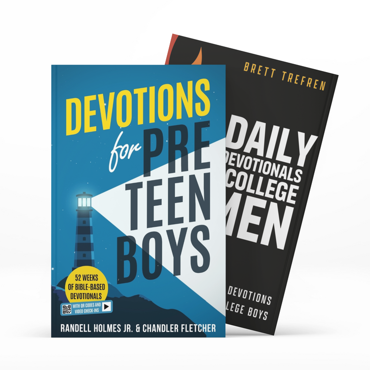 Devotions for Preteen Boys: 52 Weeks of Bible-Based Devotionals with QR Codes & Video Check-In's