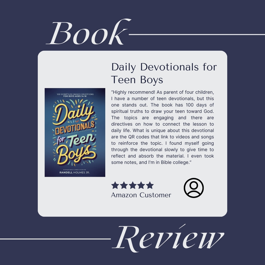 Daily Devotionals for Teen Boys - Book Dropp