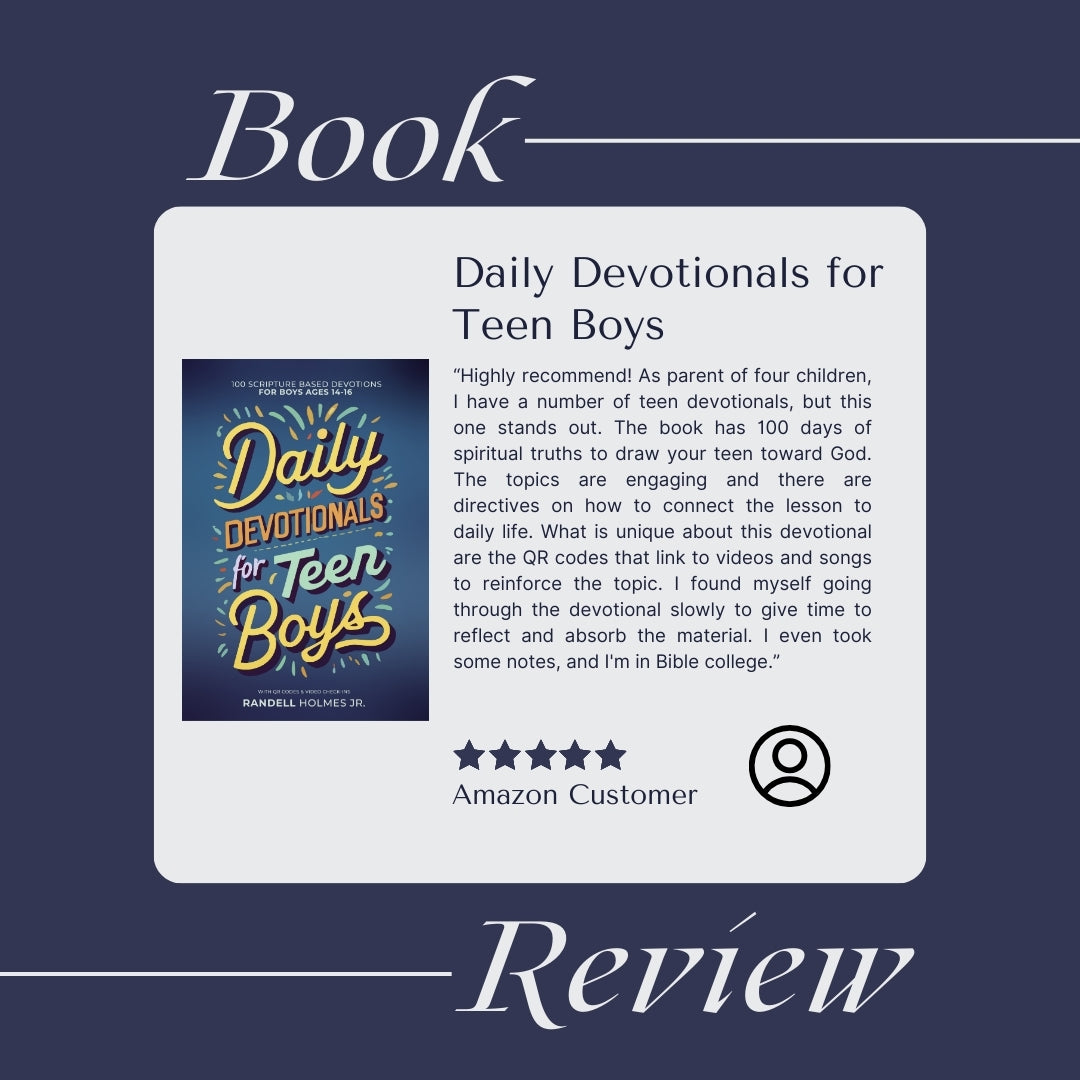 Daily Devotionals for Teen Boys - Book Dropp