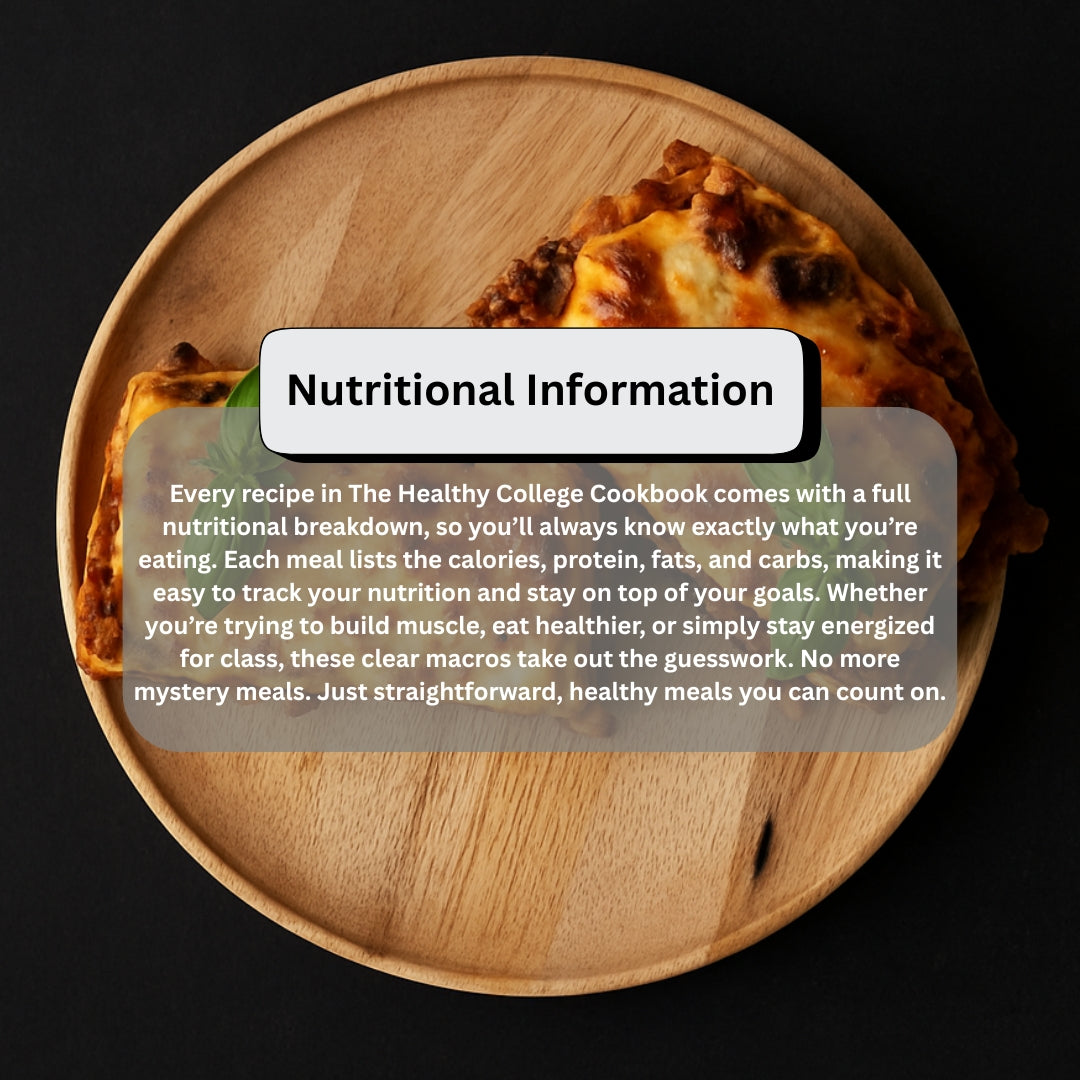 The College Cookbook - Book Dropp