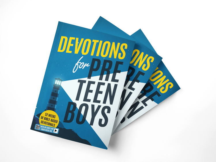 Devotions for Preteen Boys: 52 Weeks of Bible-Based Devotionals with QR Codes & Video Check-In's