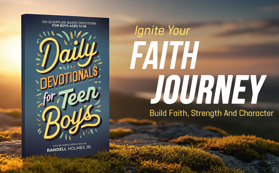 Daily Devotionals for Teen Boys: 100 Scripture Based Devotions for Boys Ages 14-16 with QR Codes & Videos Check-In's