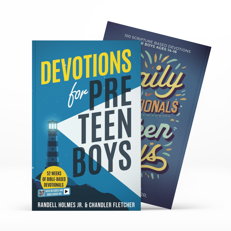 Devotions for Preteen Boys: 52 Weeks of Bible-Based Devotionals with QR Codes & Video Check-In's